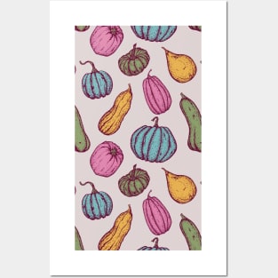 Cute pumpkins Posters and Art